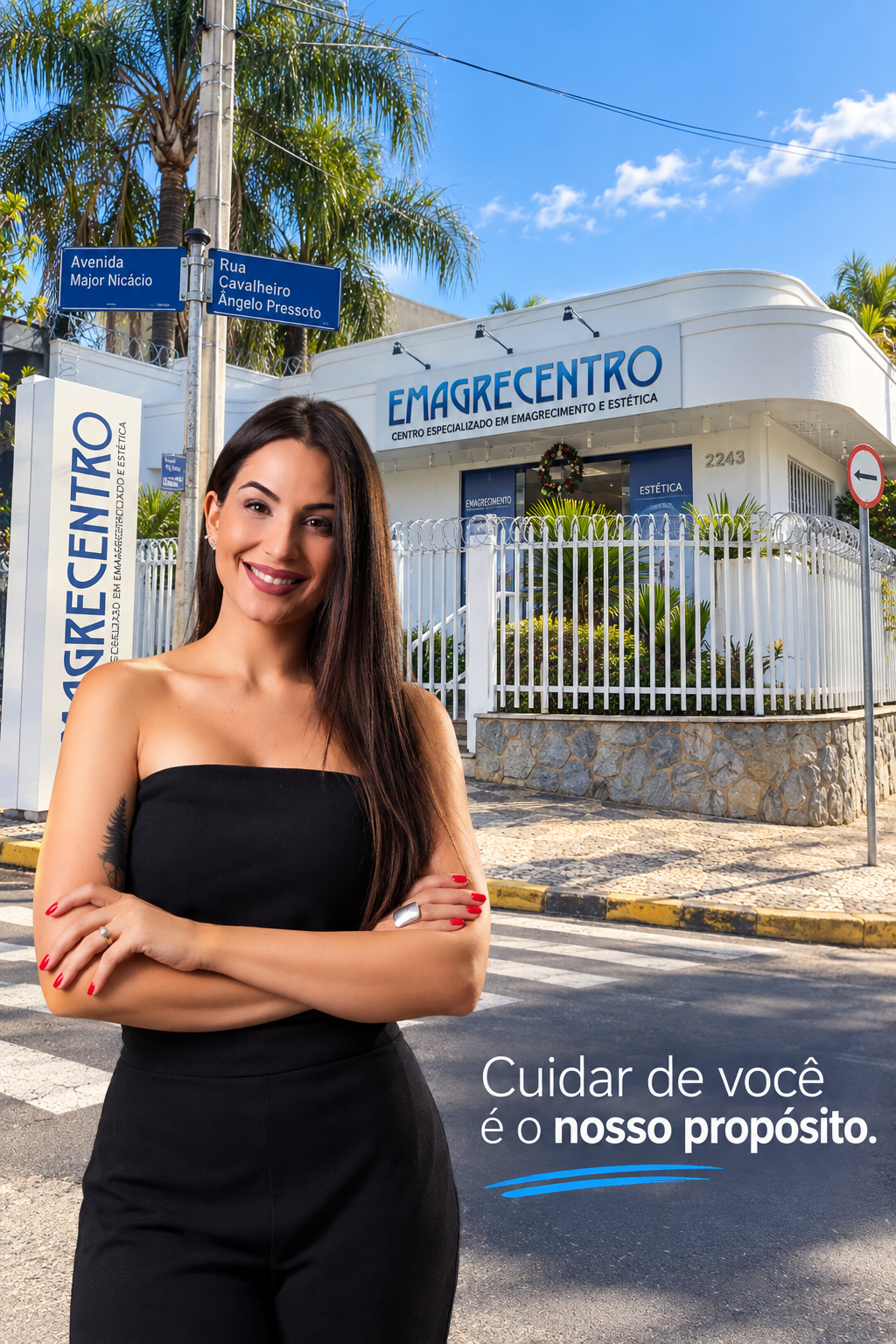 Fachada da unidade Emagrecentro Franca